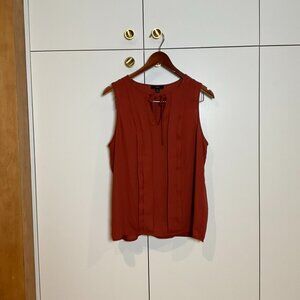 J.Crew Sleeveless Tie-Neck Blouse – Size Medium